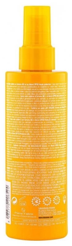 Klorane Spray Solaire Sublime au Tamanu Bio et Monoï SPF50 200 ml 03Parapharm - Algérie, Beauté, Santé , Bien-être... Klorane Spray Solaire Sublime au Tamanu Bio et Monoï SPF50 200 ml 03Parapharm - Algérie, Beauté, Santé , Bien-être...