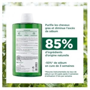 Klorane Shampoing à l’Ortie Bio – Séborégulateur Cheveux Gras 400 ml 03Parapharm - Algérie, Beauté, Santé , Bien-être... Klorane Shampoing à l’Ortie Bio – Séborégulateur Cheveux Gras 400 ml 03Parapharm - Algérie, Beauté, Santé , Bien-être...