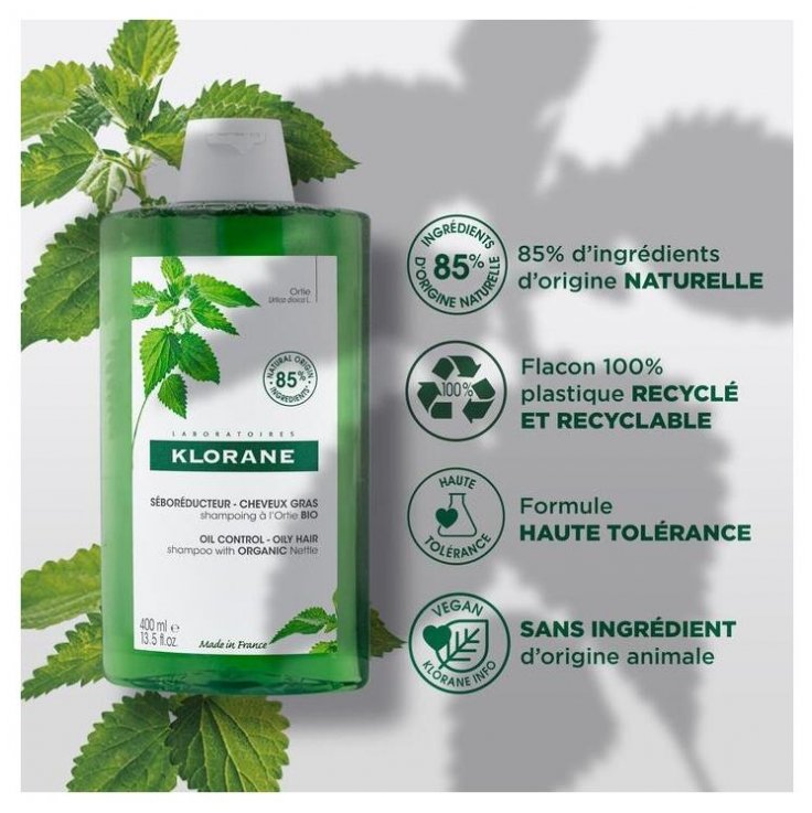 Klorane Shampoing à l’Ortie Bio – Séborégulateur Cheveux Gras 400 ml 03Parapharm - Algérie, Beauté, Santé , Bien-être... Klorane Shampoing à l’Ortie Bio – Séborégulateur Cheveux Gras 400 ml 03Parapharm - Algérie, Beauté, Santé , Bien-être...
