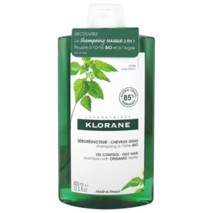 Klorane Shampoing à l&rsquo;Ortie Bio – Séborégulateur Cheveux Gras 400 ml + Shampoing Masque 2en1 Poudre à l&rsquo;Ortie Bio et à l&rsquo;Argile 1 Sachet Offert 03Parapharm - Algérie, Beauté, Santé , Bien-être...