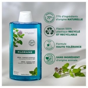 Klorane Détox – Cheveux Normaux Shampoing à la Menthe Bio 400 ml 03Parapharm - Algérie, Beauté, Santé , Bien-être... Klorane Détox – Cheveux Normaux Shampoing à la Menthe Bio 400 ml 03Parapharm - Algérie, Beauté, Santé , Bien-être...