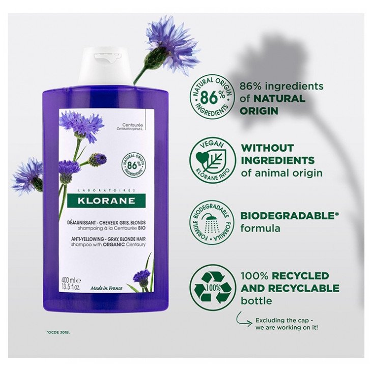 Klorane Shampoing Déjaunissant Cheveux Gris et Blonds 400 ml 03Parapharm - Algérie, Beauté, Santé , Bien-être... Klorane Shampoing Déjaunissant Cheveux Gris et Blonds 400 ml 03Parapharm - Algérie, Beauté, Santé , Bien-être...