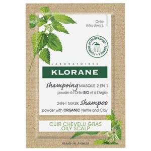 Klorane Shampoing Masque 2en1 Poudre à l&rsquo;Ortie Bio et à l&rsquo;Argile 8 Sachets 03Parapharm - Algérie, Beauté, Santé , Bien-être...