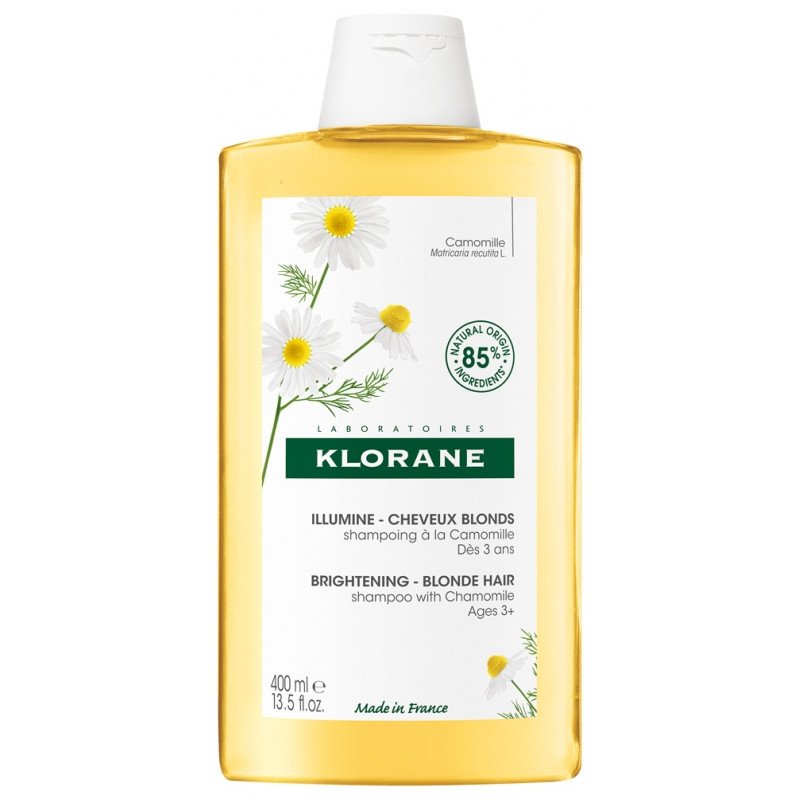 Klorane Illumine – Cheveux Blonds Shampoing à la Camomille 400 ml 03Parapharm - Algérie, Beauté, Santé , Bien-être... Klorane Illumine – Cheveux Blonds Shampoing à la Camomille 400 ml 03Parapharm - Algérie, Beauté, Santé , Bien-être...