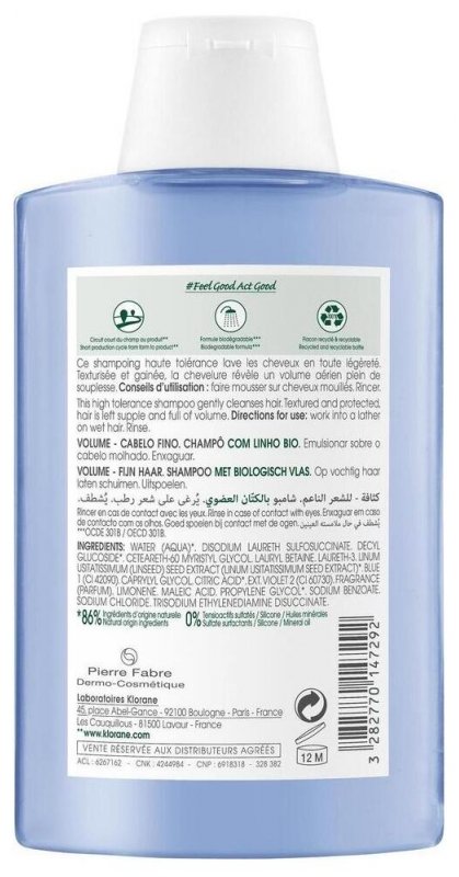 Klorane Volume – Cheveux Fins Shampoing au Lin Bio 200 ml 03Parapharm - Algérie, Beauté, Santé , Bien-être... Klorane Volume – Cheveux Fins Shampoing au Lin Bio 200 ml 03Parapharm - Algérie, Beauté, Santé , Bien-être...