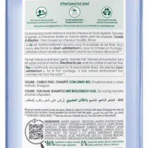 Klorane Volume – Cheveux Fins Shampoing au Lin Bio 400 ml 03Parapharm - Algérie, Beauté, Santé , Bien-être...