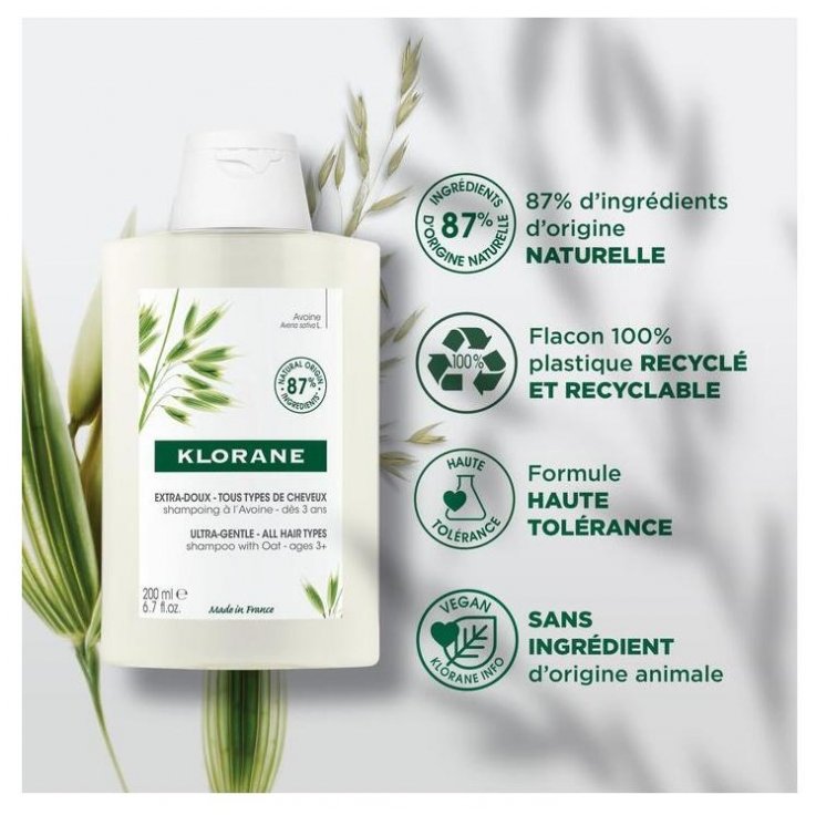 Klorane Extra-Doux – Tous Types de Cheveux Shampoing à l’Avoine 200 ml 03Parapharm - Algérie, Beauté, Santé , Bien-être... Klorane Extra-Doux – Tous Types de Cheveux Shampoing à l’Avoine 200 ml 03Parapharm - Algérie, Beauté, Santé , Bien-être...