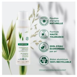 Klorane Shampoing Sec Extra-Doux au Lait d&rsquo;Avoine Rotopoudre 50 g 03Parapharm - Algérie, Beauté, Santé , Bien-être...
