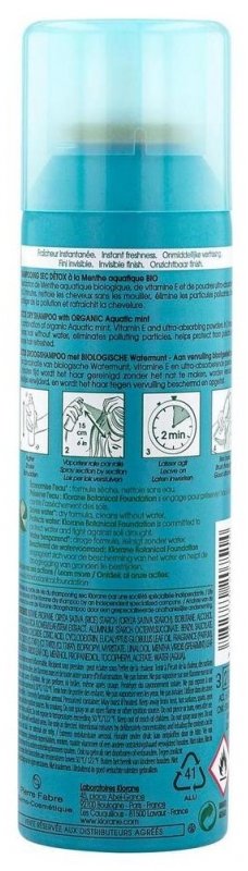 Klorane Shampoing Sec Détox à la Menthe Aquatique Bio 150 ml 03Parapharm - Algérie, Beauté, Santé , Bien-être... Klorane Shampoing Sec Détox à la Menthe Aquatique Bio 150 ml 03Parapharm - Algérie, Beauté, Santé , Bien-être...