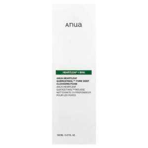 Anua Heartleaf Quercetinol™, Mousse nettoyante en profondeur pour les pores, 150 ml 03Parapharm - Algérie, Beauté, Santé , Bien-être... Anua Heartleaf Quercetinol™, Mousse nettoyante en profondeur pour les pores, 150 ml 03Parapharm - Algérie, Beauté, Santé , Bien-être...