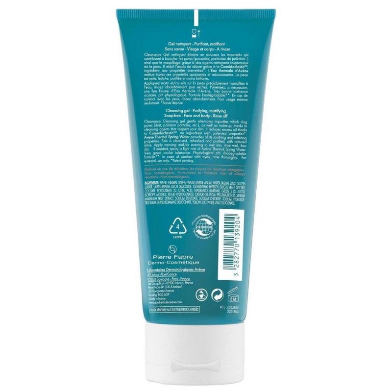 Avène Cleanance Gel Nettoyant 200 ml 03Parapharm - Algérie, Beauté, Santé , Bien-être... Avène Cleanance Gel Nettoyant 200 ml 03Parapharm - Algérie, Beauté, Santé , Bien-être...