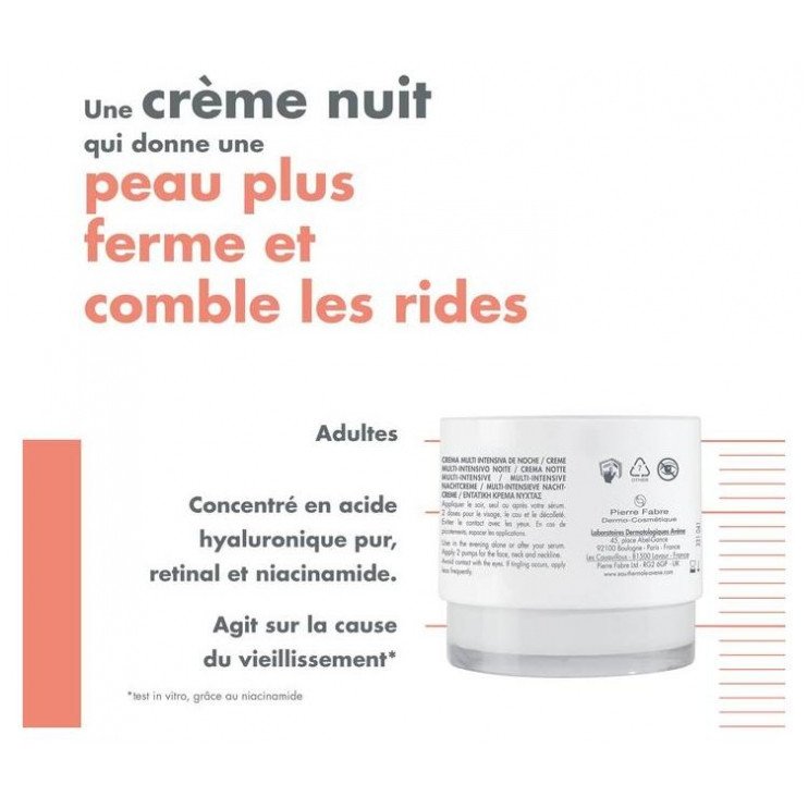 Avène Hyaluron Activ B3 Crème Multi-Intensive Nuit 40 ml 03Parapharm - Algérie, Beauté, Santé , Bien-être... Avène Hyaluron Activ B3 Crème Multi-Intensive Nuit 40 ml 03Parapharm - Algérie, Beauté, Santé , Bien-être...