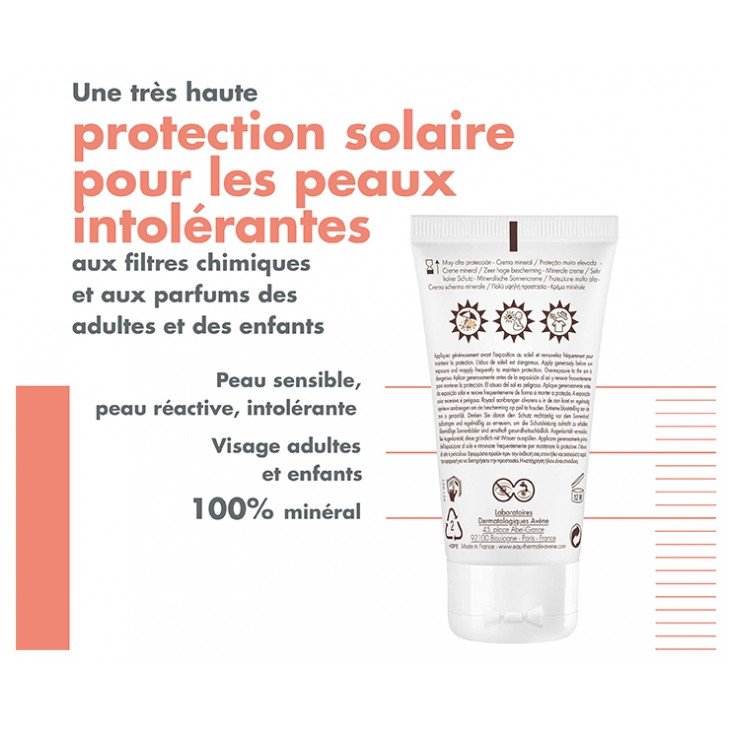 Avène Solaire Crème Minérale SPF50+ Visage 50 ml 03Parapharm - Algérie, Beauté, Santé , Bien-être... Avène Solaire Crème Minérale SPF50+ Visage 50 ml 03Parapharm - Algérie, Beauté, Santé , Bien-être...