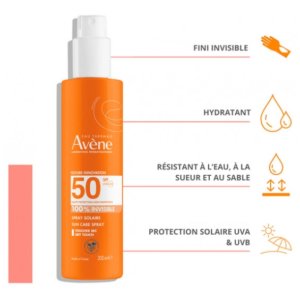 Avène Solaire Spray SPF50 200 ml 03Parapharm - Algérie, Beauté, Santé , Bien-être...