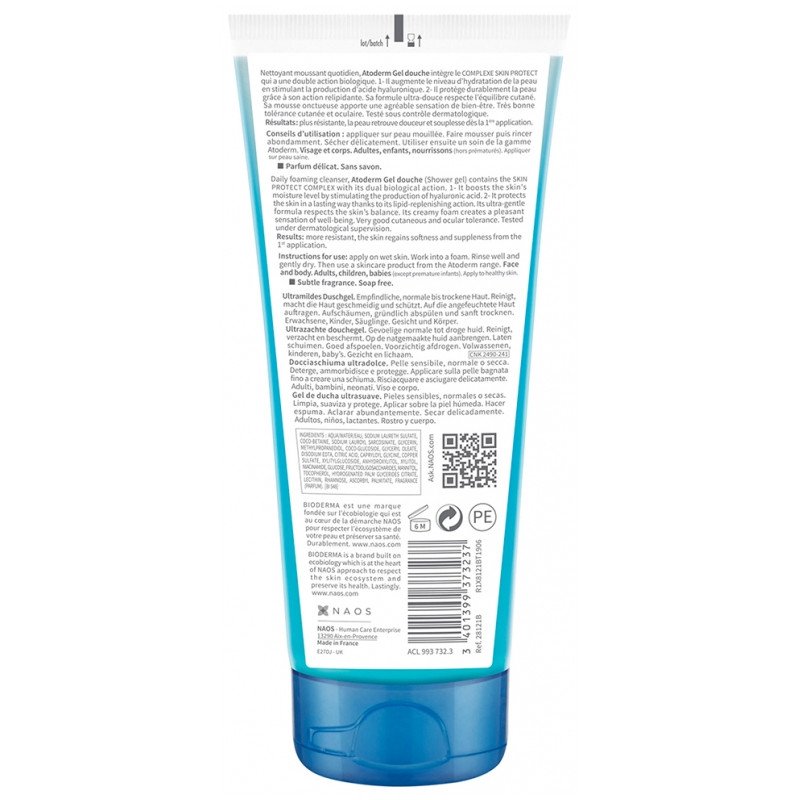 Bioderma Atoderm Gel Douche 200 ml 03Parapharm - Algérie, Beauté, Santé , Bien-être... Bioderma Atoderm Gel Douche 200 ml 03Parapharm - Algérie, Beauté, Santé , Bien-être...