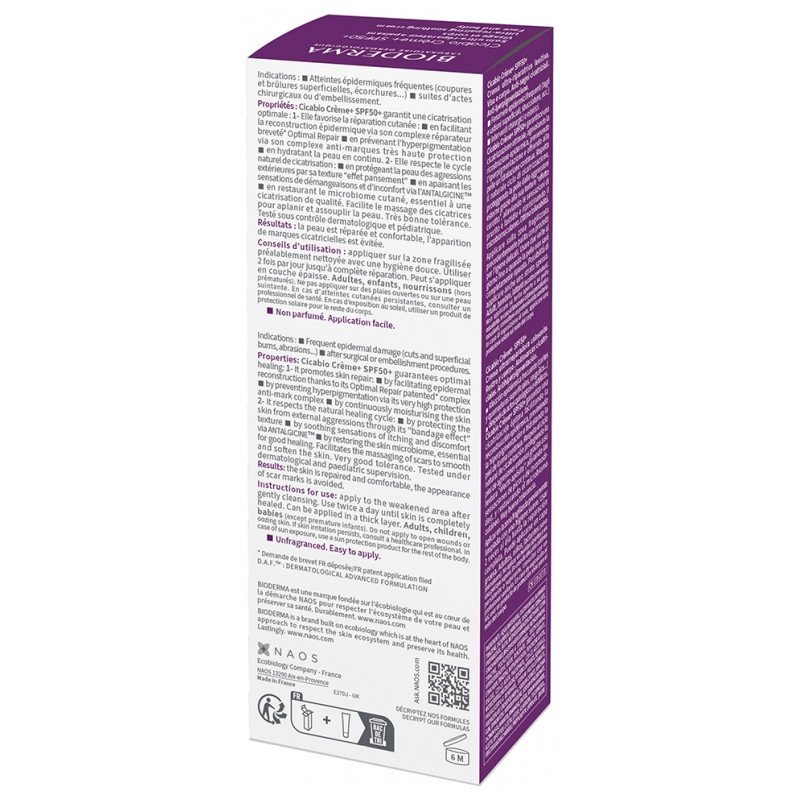 Bioderma Cicabio Crème+ SPF50+ 40 ml 03Parapharm - Algérie, Beauté, Santé , Bien-être... Bioderma Cicabio Crème+ SPF50+ 40 ml 03Parapharm - Algérie, Beauté, Santé , Bien-être...