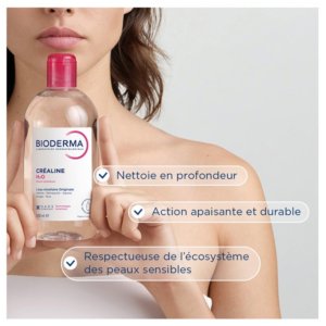 Bioderma Créaline H2O L&rsquo;Eau Micellaire Originale 500 ml 03Parapharm - Algérie, Beauté, Santé , Bien-être...