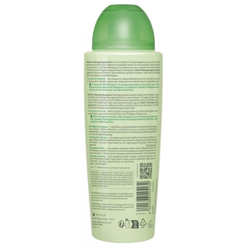 Bioderma Nodé A Shampoing Apaisant 400 ml 03Parapharm - Algérie, Beauté, Santé , Bien-être... Bioderma Nodé A Shampoing Apaisant 400 ml 03Parapharm - Algérie, Beauté, Santé , Bien-être...