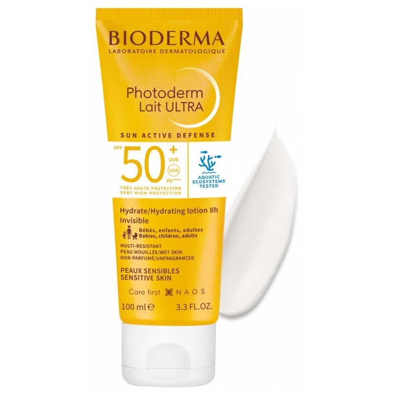 Bioderma Photoderm Lait ULTRA SPF50+ Non Parfumé 100 ml 03Parapharm - Algérie, Beauté, Santé , Bien-être... Bioderma Photoderm Lait ULTRA SPF50+ Non Parfumé 100 ml 03Parapharm - Algérie, Beauté, Santé , Bien-être...
