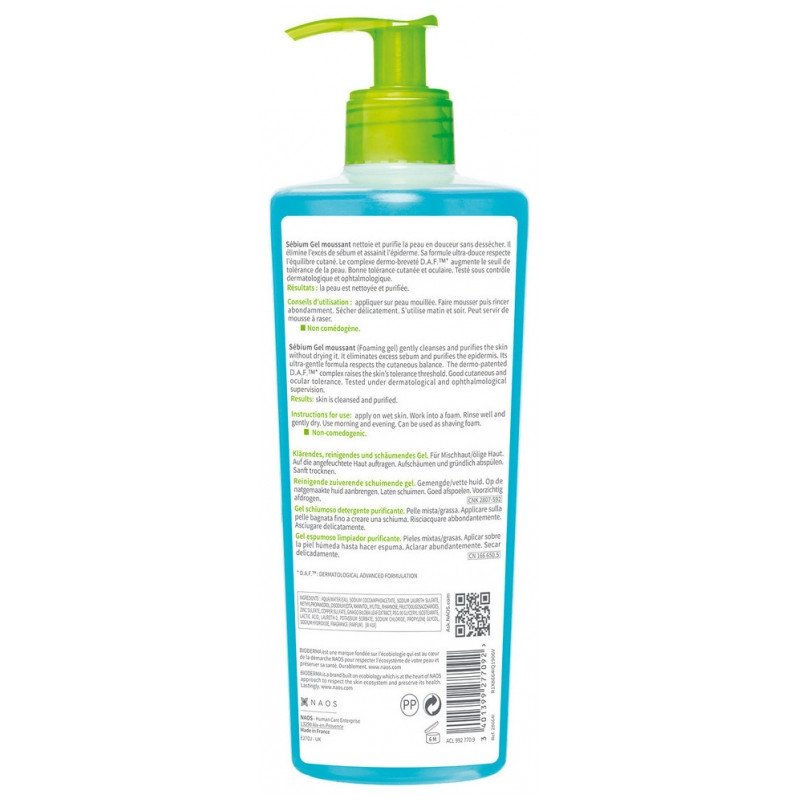 Bioderma Sébium Gel Moussant Nettoyant Purifiant 500 ml 03Parapharm - Algérie, Beauté, Santé , Bien-être... Bioderma Sébium Gel Moussant Nettoyant Purifiant 500 ml 03Parapharm - Algérie, Beauté, Santé , Bien-être...