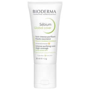 Bioderma Sébium Global Cover Soin Intense Purifiant Haute Couvrance 30 ml + 2 g 03Parapharm - Algérie, Beauté, Santé , Bien-être...