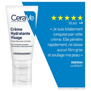 CeraVe Crème Hydratante Visage 52 ml 03Parapharm - Algérie, Beauté, Santé , Bien-être...