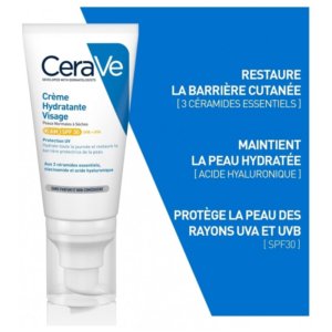 CeraVe Crème Hydratante Visage SPF30 52 ml 03Parapharm - Algérie, Beauté, Santé , Bien-être...