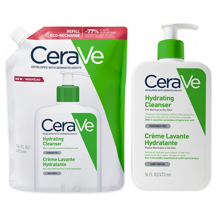 CeraVe Crème Lavante Hydratante Éco-Recharge 473 ml 03Parapharm - Algérie, Beauté, Santé , Bien-être... CeraVe Crème Lavante Hydratante Éco-Recharge 473 ml 03Parapharm - Algérie, Beauté, Santé , Bien-être...