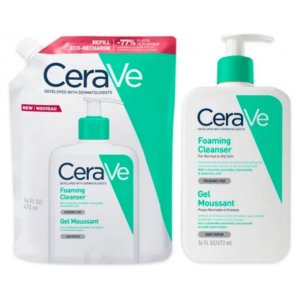 CeraVe Gel Moussant 473 ml + Éco-Recharge 473 ml 03Parapharm - Algérie, Beauté, Santé , Bien-être...