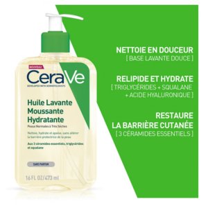 CeraVe Huile Lavante Moussante Hydratante 473 ml 03Parapharm - Algérie, Beauté, Santé , Bien-être...