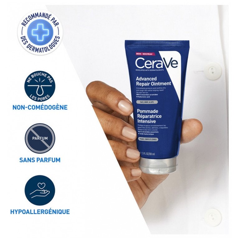 CeraVe Pommade Réparatrice Intensive Visage Corps Lèvres 88 ml 03Parapharm - Algérie, Beauté, Santé , Bien-être... CeraVe Pommade Réparatrice Intensive Visage Corps Lèvres 88 ml 03Parapharm - Algérie, Beauté, Santé , Bien-être...