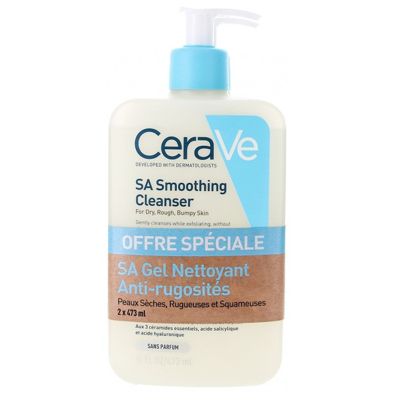 CeraVe SA Gel Nettoyant Anti-Rugosités Lot de 2 x 473 ml 03Parapharm - Algérie, Beauté, Santé , Bien-être... CeraVe SA Gel Nettoyant Anti-Rugosités Lot de 2 x 473 ml 03Parapharm - Algérie, Beauté, Santé , Bien-être...
