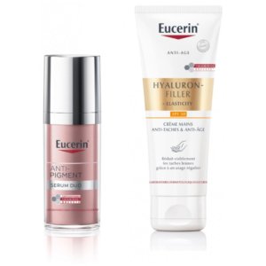 Eucerin Anti-Pigment Sérum Duo 30 ml + Hyaluron-Filler + Elasticity Crème Mains Anti-Taches & Anti-Âge SPF30 75 ml 03Parapharm - Algérie, Beauté, Santé , Bien-être...