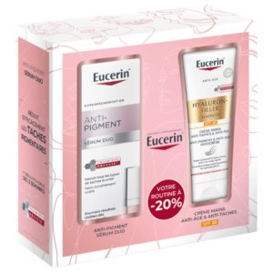 Eucerin Anti-Pigment Sérum Duo 30 ml + Hyaluron-Filler + Elasticity Crème Mains Anti-Taches & Anti-Âge SPF30 75 ml 03Parapharm - Algérie, Beauté, Santé , Bien-être...