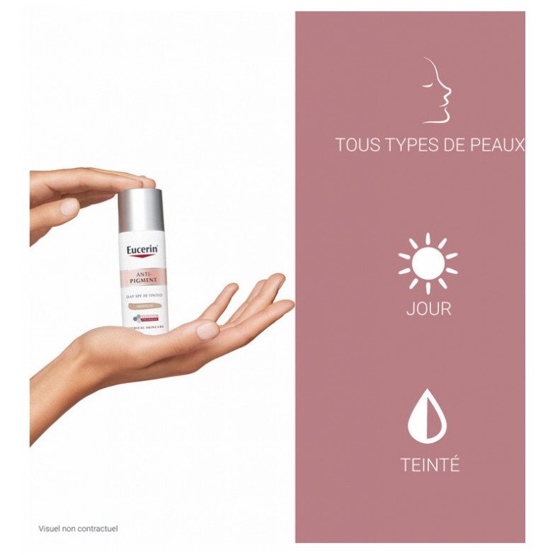 Eucerin Anti-Pigment Soin de Jour Teinté SPF30 50 ml 03Parapharm - Algérie, Beauté, Santé , Bien-être... Eucerin Anti-Pigment Soin de Jour Teinté SPF30 50 ml 03Parapharm - Algérie, Beauté, Santé , Bien-être...