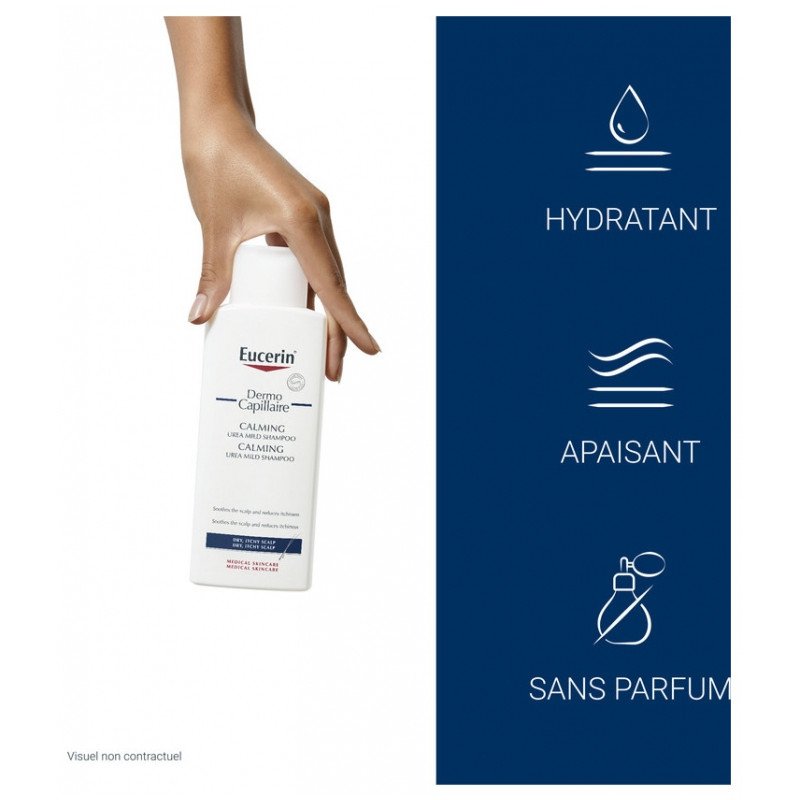 Eucerin DermoCapillaire Shampoing Doux à l’Urée Calmant 250 ml 03Parapharm - Algérie, Beauté, Santé , Bien-être... Eucerin DermoCapillaire Shampoing Doux à l’Urée Calmant 250 ml 03Parapharm - Algérie, Beauté, Santé , Bien-être...
