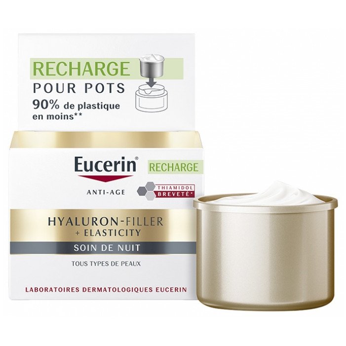 Eucerin Hyaluron-Filler + Elasticity Soin de Nuit Recharge 50 ml 03Parapharm - Algérie, Beauté, Santé , Bien-être... Eucerin Hyaluron-Filler + Elasticity Soin de Nuit Recharge 50 ml 03Parapharm - Algérie, Beauté, Santé , Bien-être...