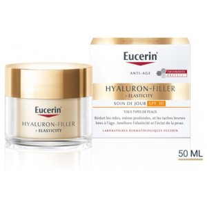 Eucerin Hyaluron-Filler Elasticity Soin de Jour SPF30 50 ml + Crème Mains Anti-Taches & Anti-Âge SPF30 75 ml 03Parapharm - Algérie, Beauté, Santé , Bien-être...