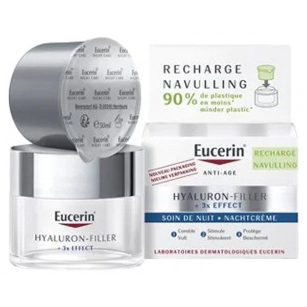 Eucerin Hyaluron-Filler + 3x Effect Soin de Nuit Recharge 50 ml 03Parapharm - Algérie, Beauté, Santé , Bien-être... Eucerin Hyaluron-Filler + 3x Effect Soin de Nuit Recharge 50 ml 03Parapharm - Algérie, Beauté, Santé , Bien-être...