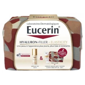 Eucerin Hyaluron-Filler + Elasticity Sérum 3D 30 ml + Crème Mains 20 ml & Trousse Offertes 03Parapharm - Algérie, Beauté, Santé , Bien-être...