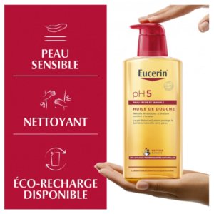 Eucerin pH5 Huile de Douche 400 ml 03Parapharm - Algérie, Beauté, Santé , Bien-être...