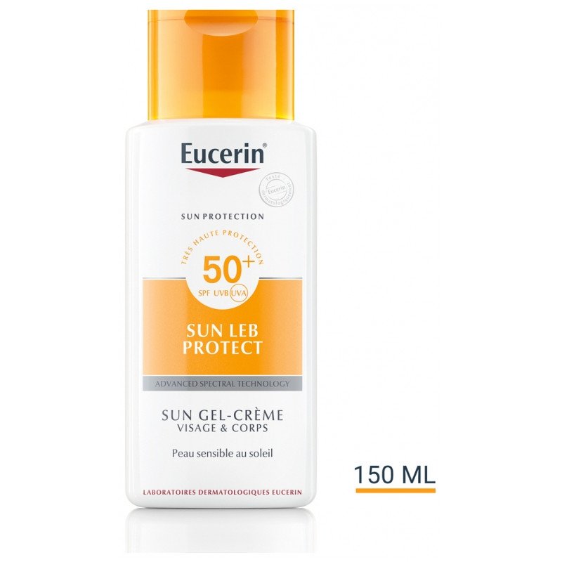 Eucerin Sun Protection Leb Protect Sun Gel-Crème SPF50+ 150 ml 03Parapharm - Algérie, Beauté, Santé , Bien-être... Eucerin Sun Protection Leb Protect Sun Gel-Crème SPF50+ 150 ml 03Parapharm - Algérie, Beauté, Santé , Bien-être...
