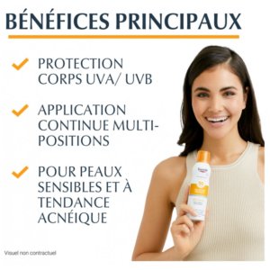 Eucerin Sun Protection Oil Control Brume Transparente Spray SPF50 200 ml 03Parapharm - Algérie, Beauté, Santé , Bien-être...