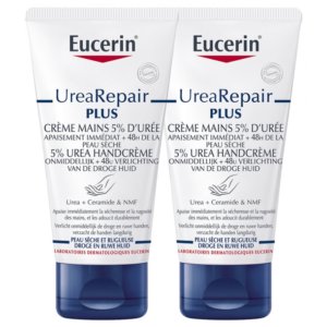 Eucerin UreaRepair PLUS Crème Mains 5% d&rsquo;Urée Lot de 2 x 75 ml 03Parapharm - Algérie, Beauté, Santé , Bien-être...
