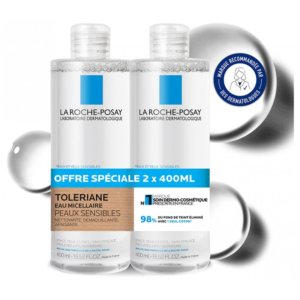 La Roche-Posay Tolériane Eau Micellaire Peaux Sensibles Lot de 2 x 400 ml 03Parapharm - Algérie, Beauté, Santé , Bien-être...