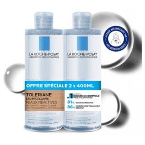 La Roche-Posay Tolériane Eau Micellaire Lot de 2 x 400 ml 03Parapharm - Algérie, Beauté, Santé , Bien-être...