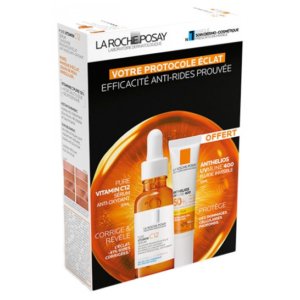 La Roche-Posay Pure Vitamin C12 Sérum Anti-Rides 30 ml + Anthelios UVmune 400 Fluide Invisible SPF50+ Sans Parfum 15 ml Offert 03Parapharm - Algérie, Beauté, Santé , Bien-être...