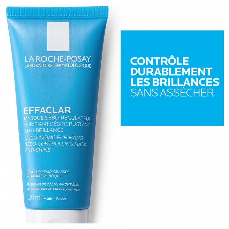 La Roche-Posay Effaclar Masque Sébo-Régulateur Purifiant Désincrustant Anti-Brillance 100 ml 03Parapharm - Algérie, Beauté, Santé , Bien-être... La Roche-Posay Effaclar Masque Sébo-Régulateur Purifiant Désincrustant Anti-Brillance 100 ml 03Parapharm - Algérie, Beauté, Santé , Bien-être...