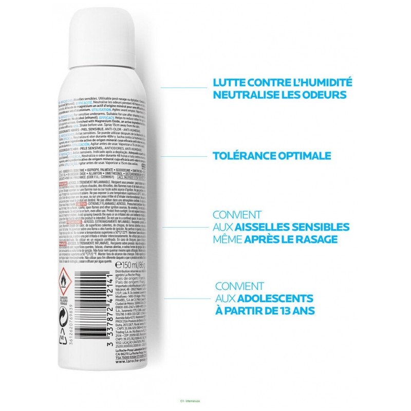 La Roche-Posay Déodorant Spray 48H Peaux sensibles Lot de 2 x 150 ml 03Parapharm - Algérie, Beauté, Santé , Bien-être... La Roche-Posay Déodorant Spray 48H Peaux sensibles Lot de 2 x 150 ml 03Parapharm - Algérie, Beauté, Santé , Bien-être...