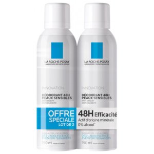 La Roche-Posay Déodorant Spray 48H Peaux sensibles Lot de 2 x 150 ml 03Parapharm - Algérie, Beauté, Santé , Bien-être... La Roche-Posay Déodorant Spray 48H Peaux sensibles Lot de 2 x 150 ml 03Parapharm - Algérie, Beauté, Santé , Bien-être...